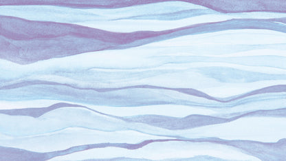 Abstract Pastel Blue Marble Granite Slate Peel and Stick Mural. #6363