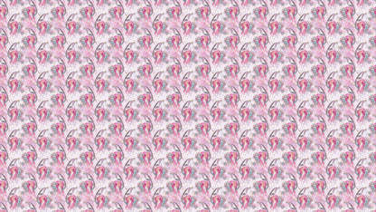 Pink Mermaid Wall Mural. Magical Cute Mermaid and Seahorse in Ocean Peel and Stick Wallpaper. #6371