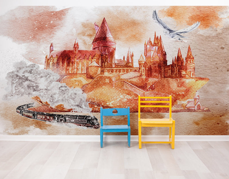 Wizardly World Wall Mural. Fantasy Theme, view 2
