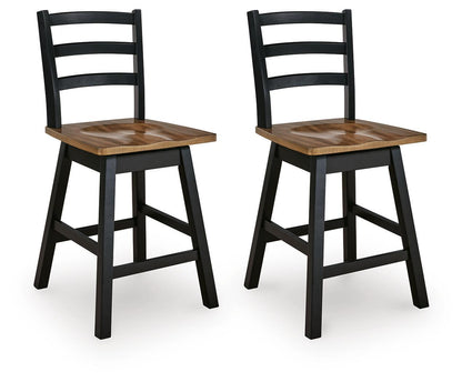 Wildenauer - Swivel Stool (Set of 2)