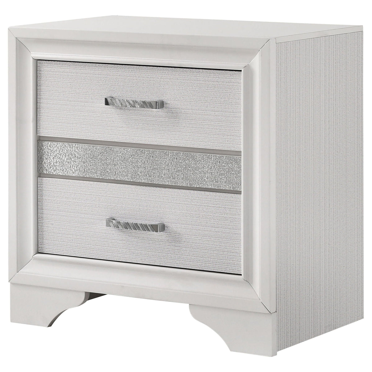 Miranda 3-drawer Nightstand Bedside Table White