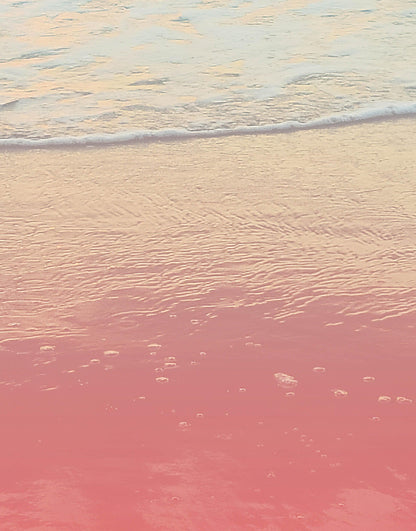 Pastel Color Sunset over the Ocean Horizon Wall Mural. Beach Theme Peel and Stick Wallpaper. #6400