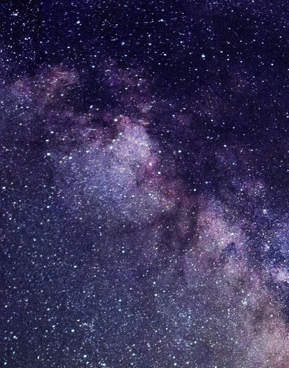 Milky Way Galaxy Stars Wall Mural. Starry Night Over Devils Tower National Monument Park. #6416