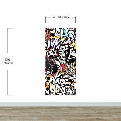 Graffiti Art Wall Mural. Street Art Urban Theme Artwork. #6462