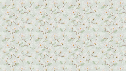 White Magnolia Wall Mural Peel and Stick Wallpaper. #6477