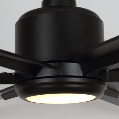 65" Bendan Industrial Downrod Mount Ceiling Fan with Lighting and Remote Control