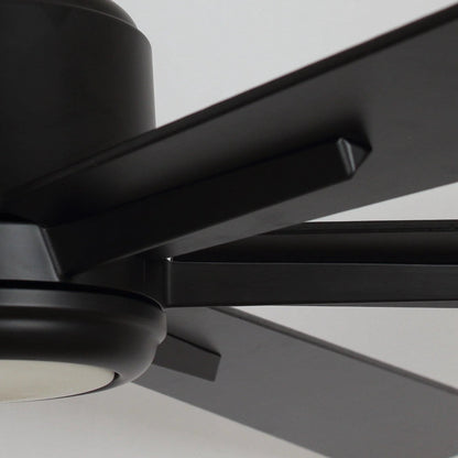 65" Bendan Industrial Downrod Mount Ceiling Fan with Lighting and Remote Control