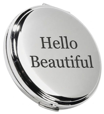 Boston Round Compact Mirror, Np 2.25" Dia