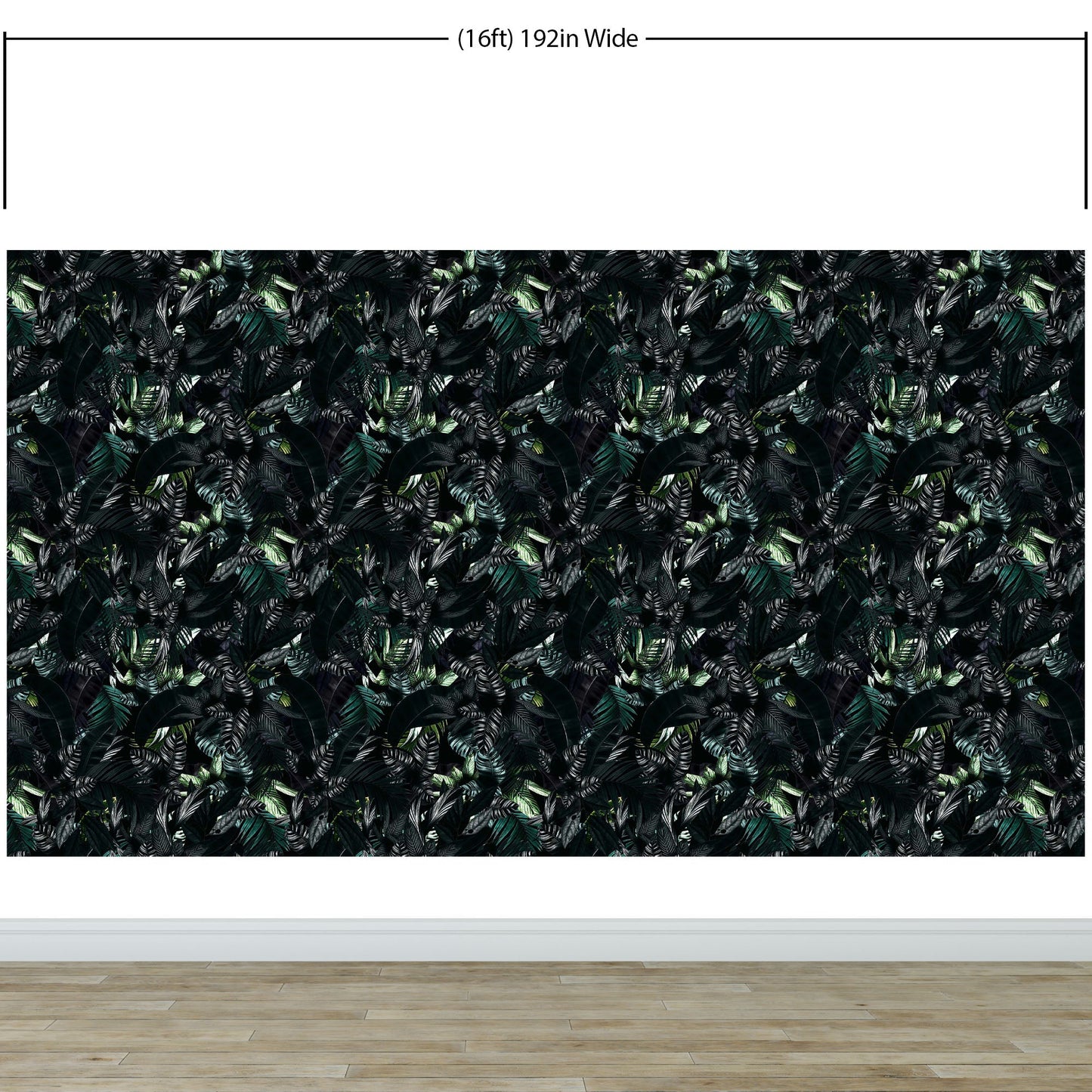 Tropical Leaves In a Dark Jungle Background Wallpaper #6536
