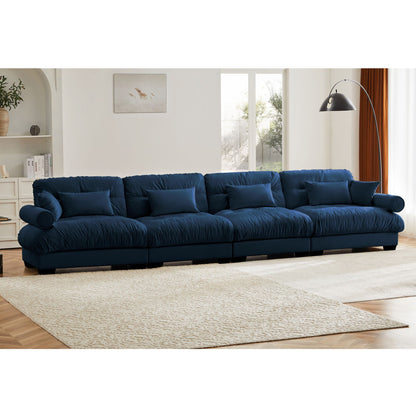 Super Comfort Oversized Modular Sectional Sofa, Deep Seat Convertible L Shaped Couch