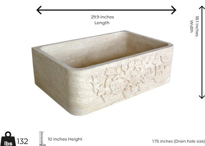 Troia Marble Sink