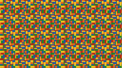 Colorful Lego Blocks Pattern Wallaper Mural. #6856