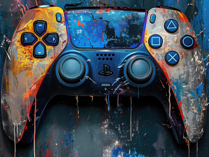 Playstation Gamer Wallpaper Mural. #6913