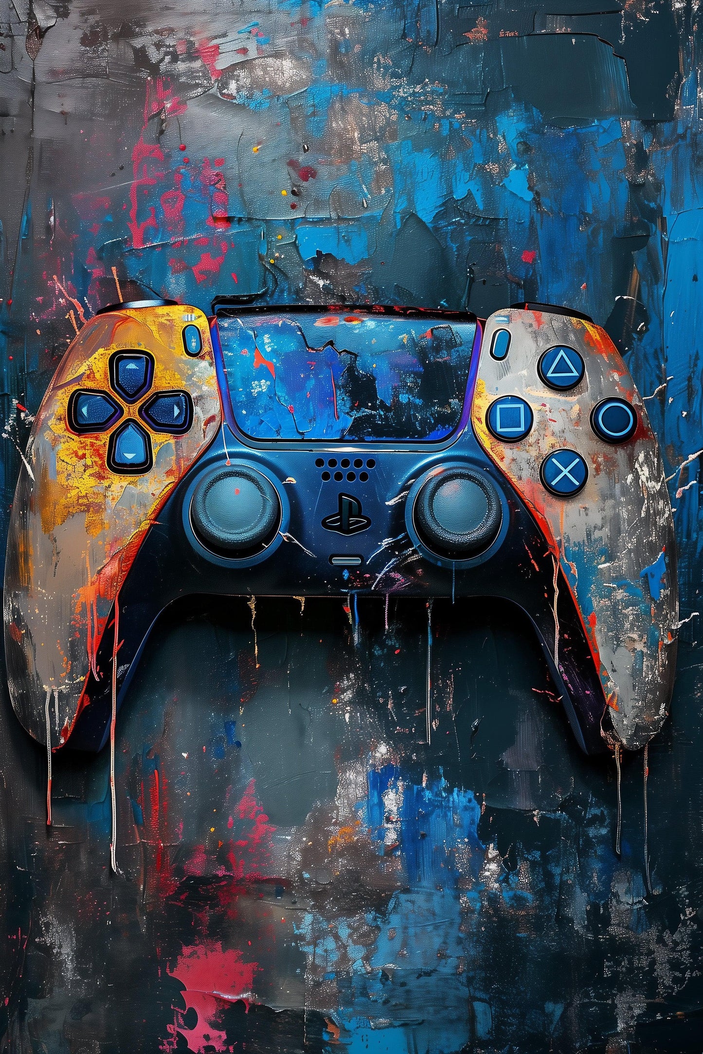 Playstation Gamer Wallpaper Mural. #6913