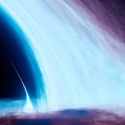 Black Hole Wall Mural – Interstellar Space Sci-Fi Wallpaper. #6919
