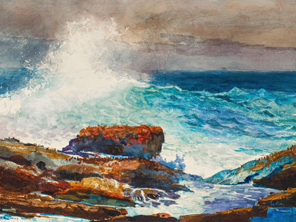 Incoming Tide by Winslow Homer Wall Mural. #6946
