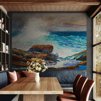 Incoming Tide by Winslow Homer Wall Mural. #6946