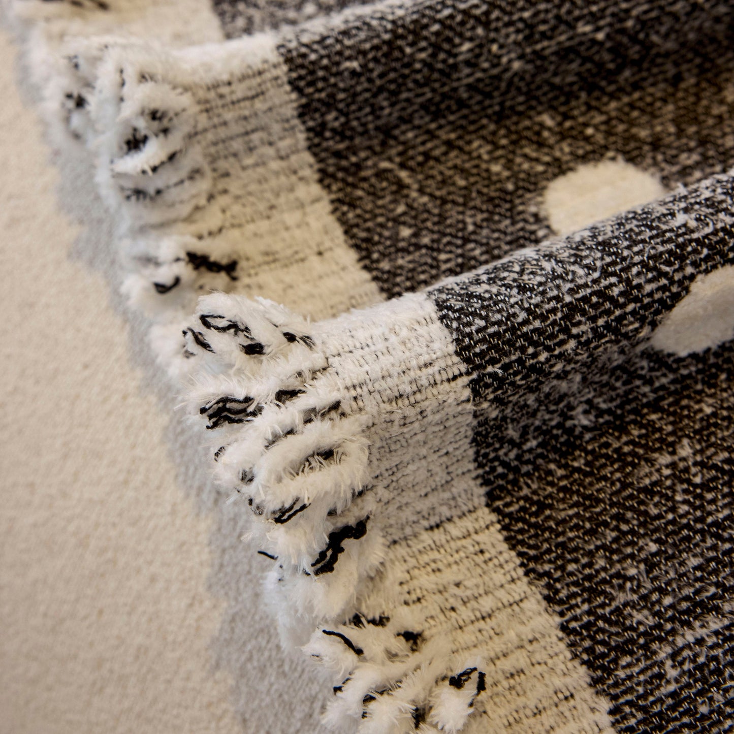 Decorative Plush Textured Woven Sofa Cover Throw, Cozy Soft Couch Protector Blanket