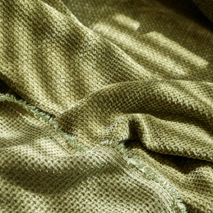 Chenille Thickened Solid Couch Blanket Throws, Reversible Couch Covers for Sectional Couches