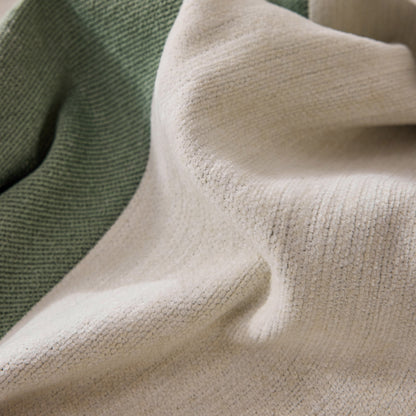Modern Abstract Chenille Sofa Cover, Large Soft Throw Blanket with Tassels for Couch