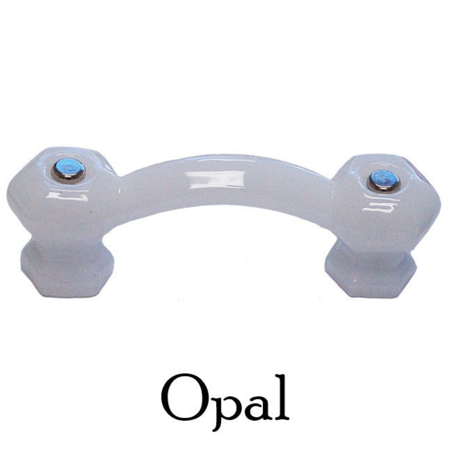 Colorful Glass Handle, Hexagon