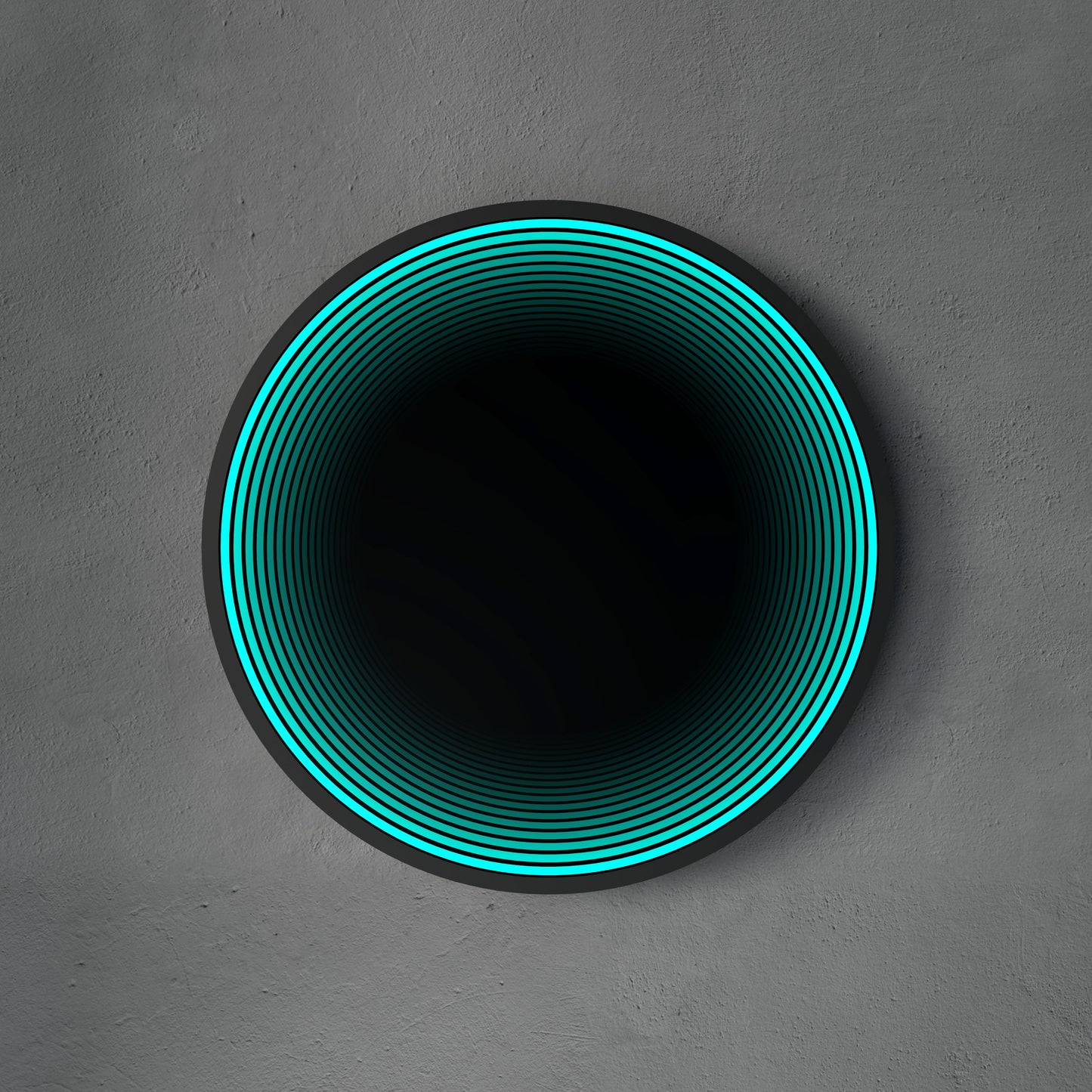 3D Circle Mirror Light
