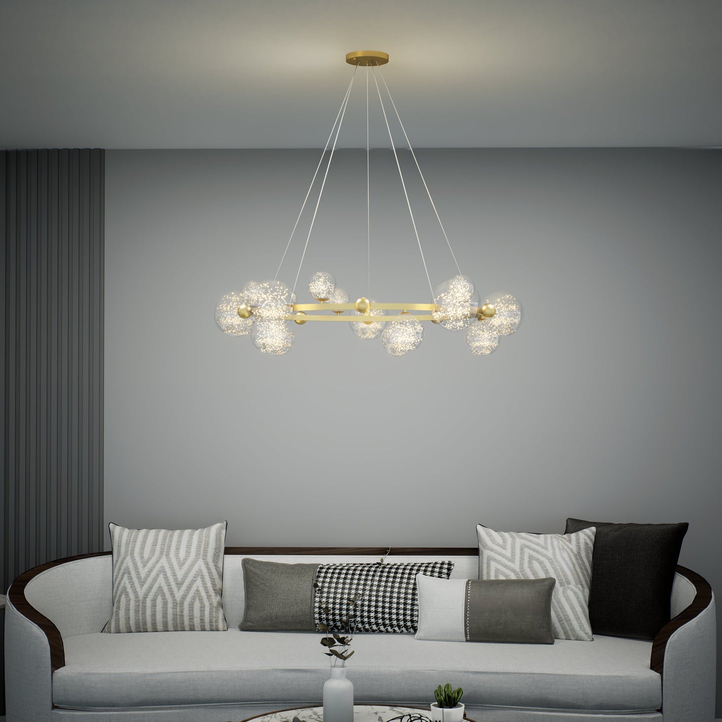 Lean On Smart Chandelier