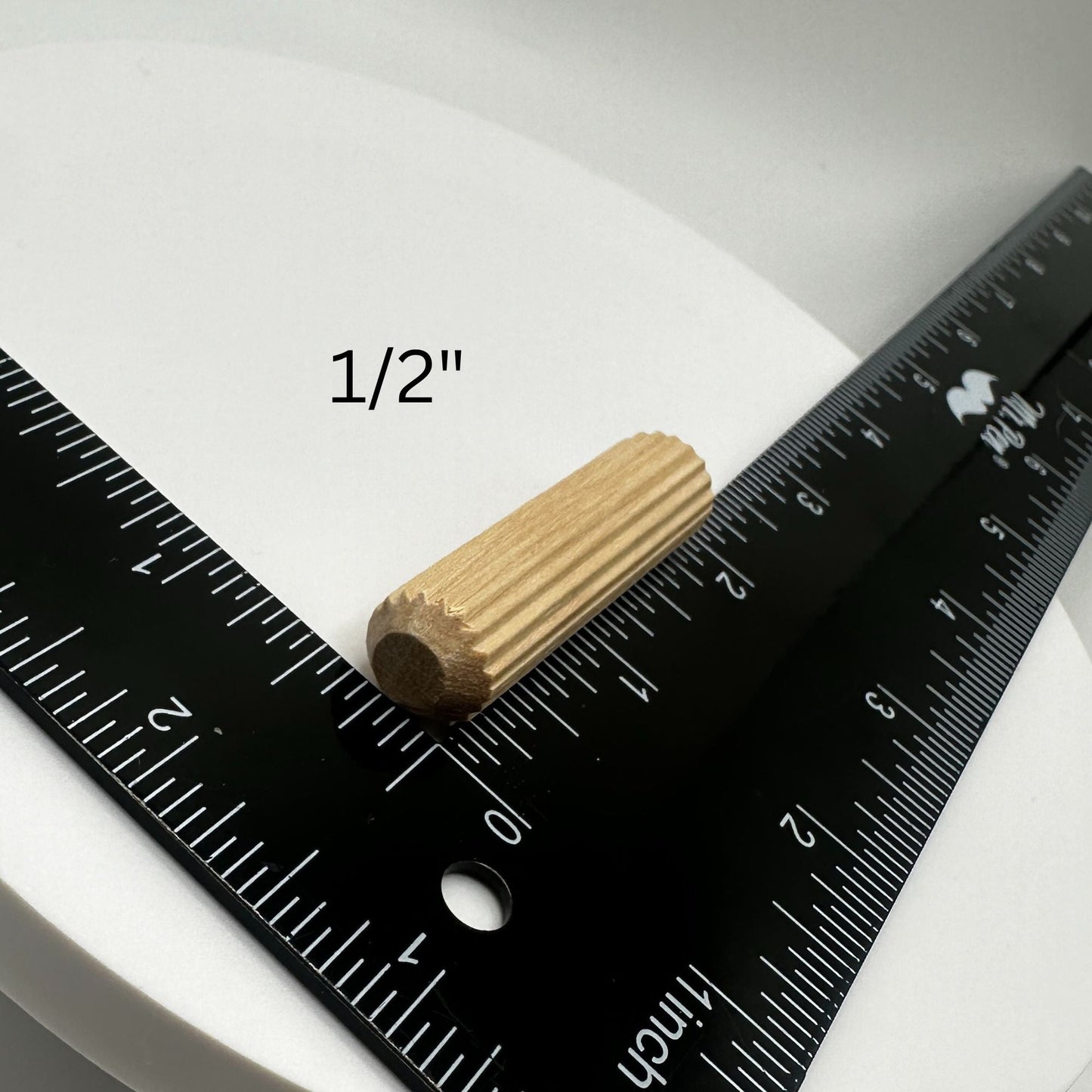 Fluted Dowel Pin - White Birch: Superior Glue Dispersion and Bonding in 4 Sizes