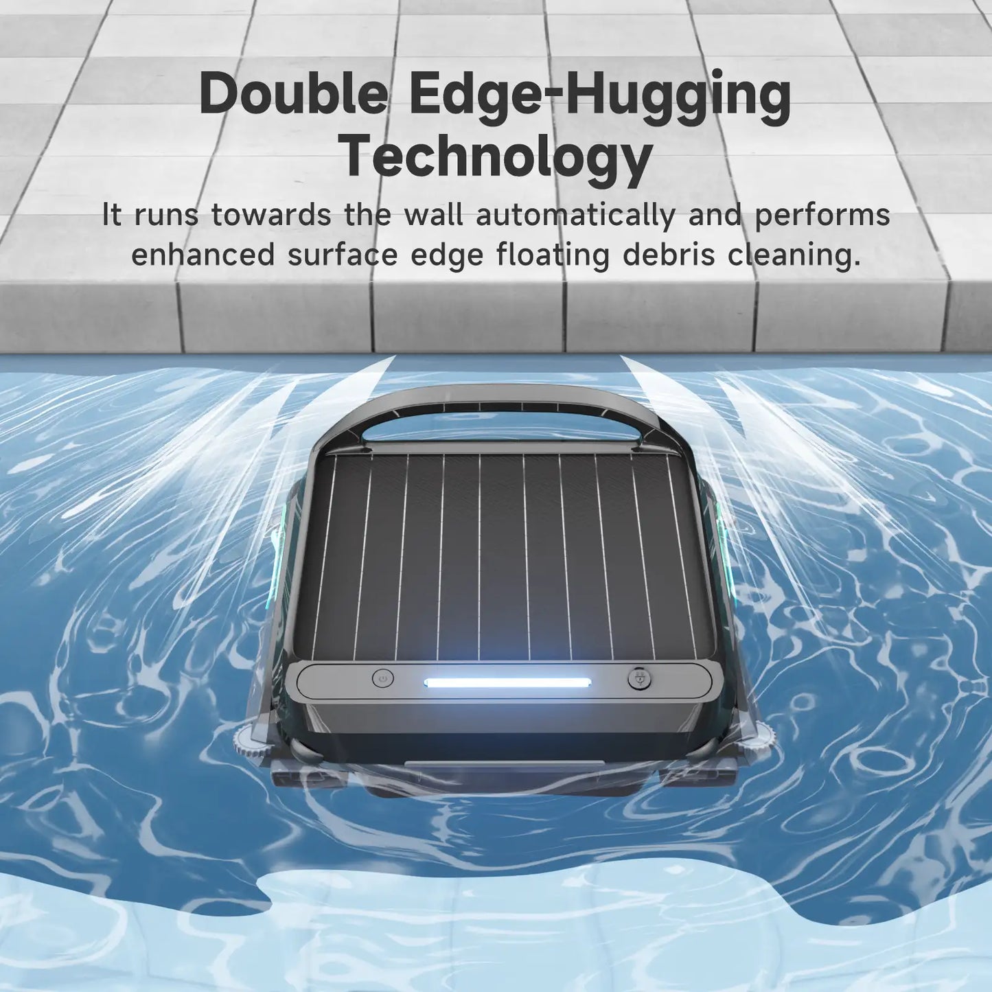 F1 Pool Skimmer Solar Powered Robotic Cleaner