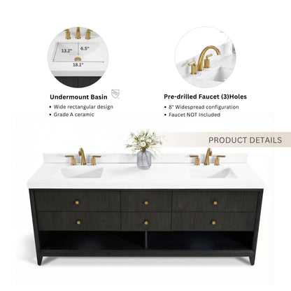Momo 72" Bath Vanity Set