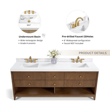 Momo 72" Bath Vanity Set