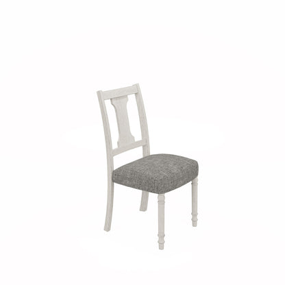 Tannen - Dining Side Chair (Set of 2) - White / Gray