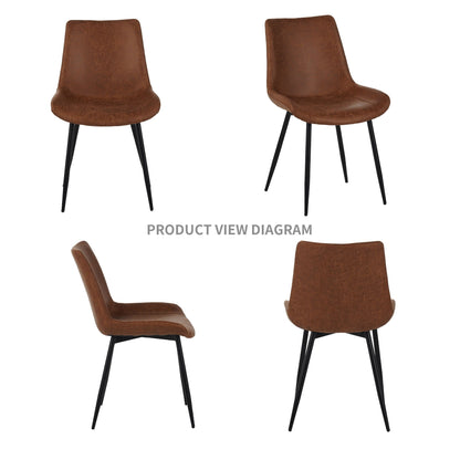 Dining Chairs (Set of 4) - Brown