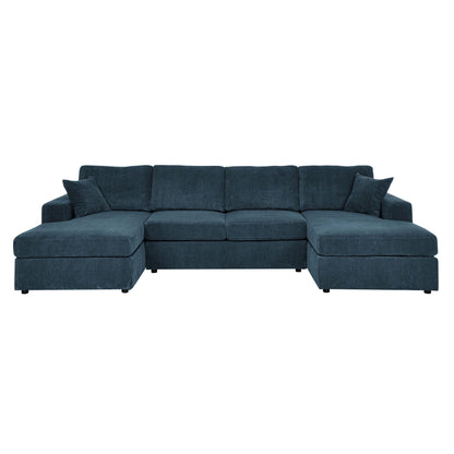 3 Piece Double Chaise Sectional Sofa