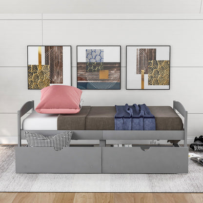 Platform Bed With 2 Drawers
