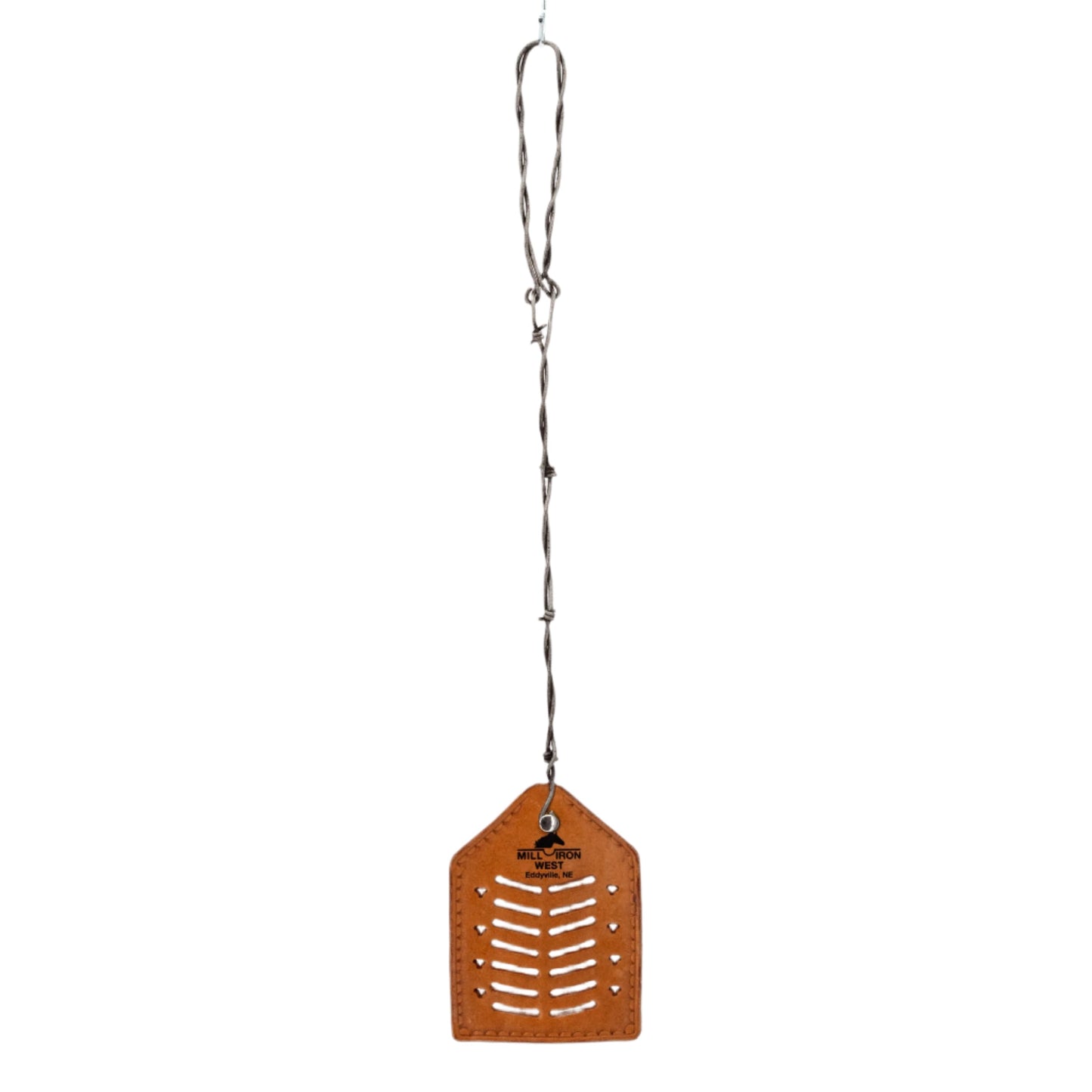 Cowhide & Barbed Wire Fly Swatter | Mill Iron West