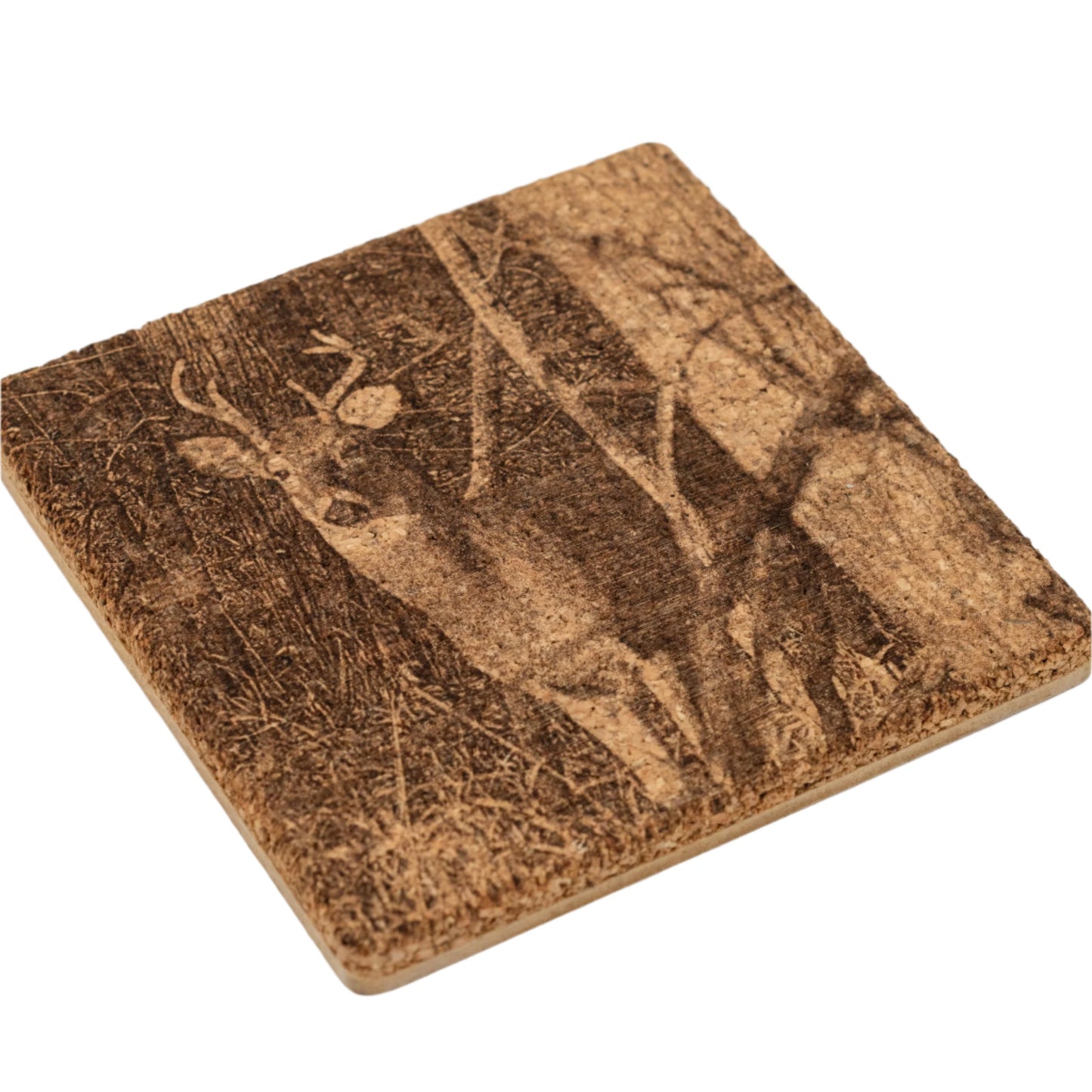 Etched Cork Coaster | Multiple Designs | Single Coaster | RCK Creations & More