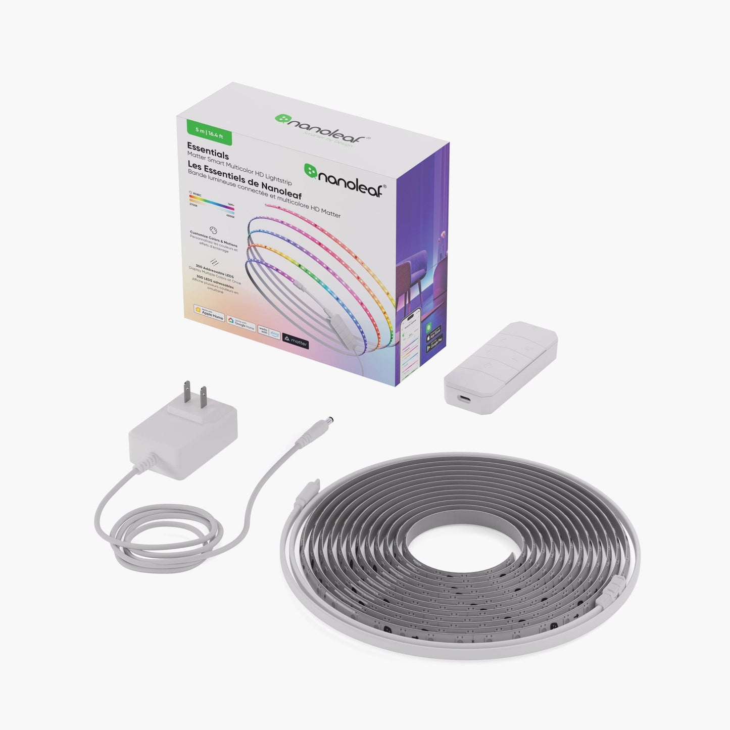 Matter Smart Multicolor HD Lightstrip 16.4ft (5m)