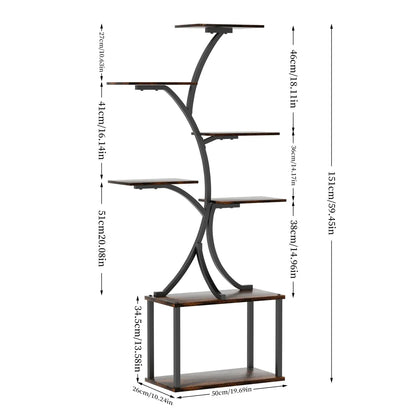 DecorBites™ 7 Tier Tree Plant Stand Display Rack