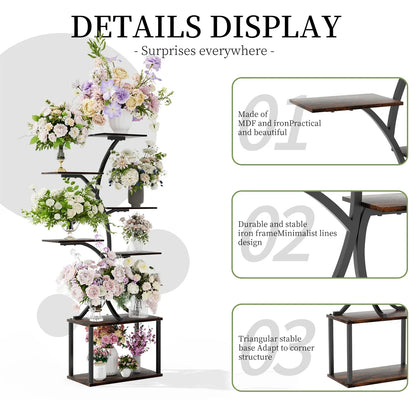 DecorBites™ 7 Tier Tree Plant Stand Display Rack