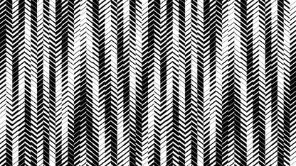 Black and White Minimal Retro Stripes Pattern Wallpaper. #7033