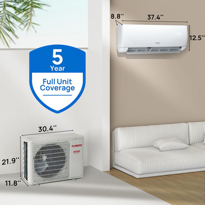 Finnmark 18,000 BTU Single Zone Mini Split AC (R32)