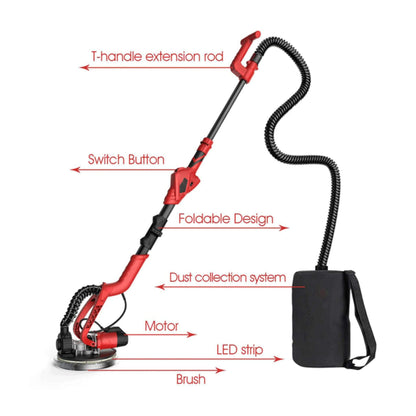 Heavy-Duty 710W Drywall Ceiling Pole Sander Vacuum Tool (SAK93935)