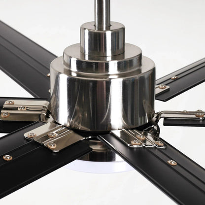 72" Bankston 6-Blade Led Ceiling Fan with Remote Light Kit Included