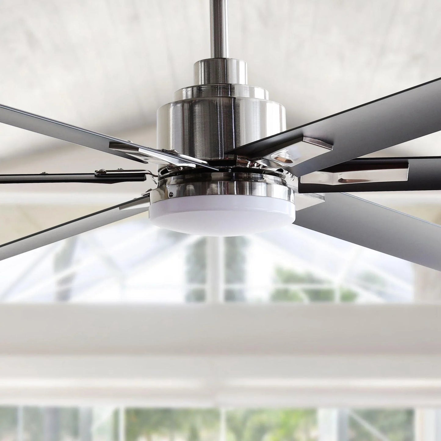 72" Bankston 6-Blade Led Ceiling Fan with Remote Light Kit Included
