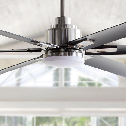 72" Bankston 6-Blade Led Ceiling Fan with Remote Light Kit Included