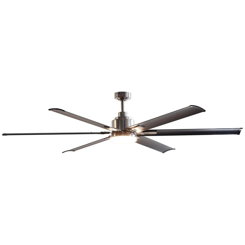 72" Bankston 6-Blade Led Ceiling Fan with Remote Light Kit Included