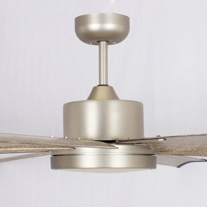 72" Bankston Integrated Led Indoor Nickel Standard Ceiling Fan with Remote Control And Light Kit Included