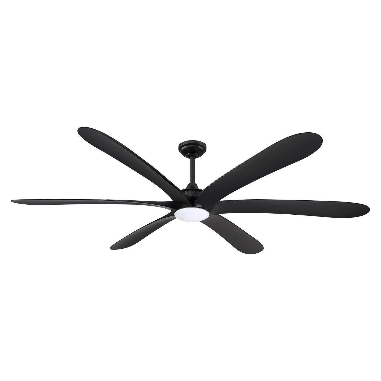 72" Jaydn Farmhouse Satin Nickel DC Motor Downrod Mount Reversible Ceiling Fan with Lighting and Remote Control