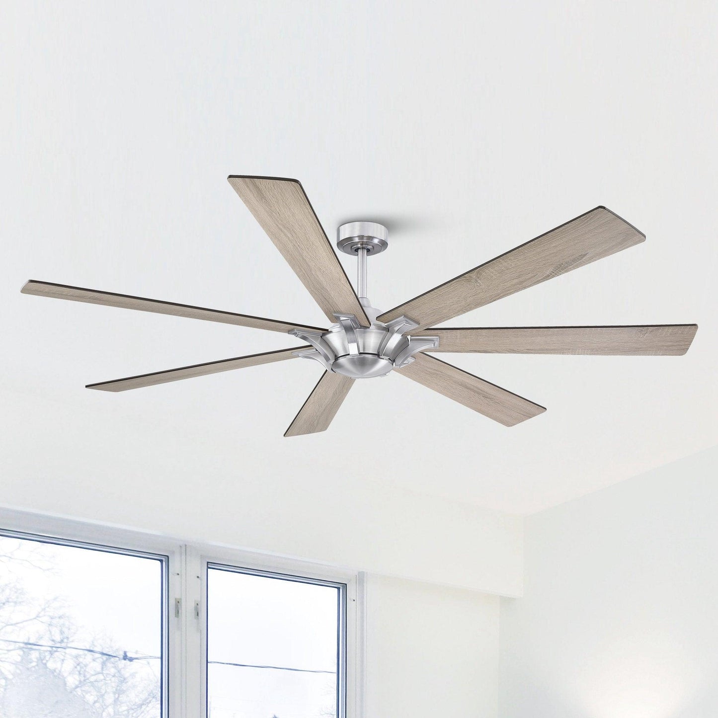 72 Modern Rustic Ceiling Fan 7-Blades